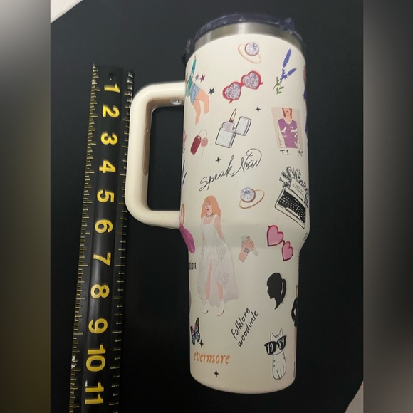 Swiftie Tumbler Taylor Swift 13 Water Bottle 1989 evermore folklore folklore - Picture 2 of 6
